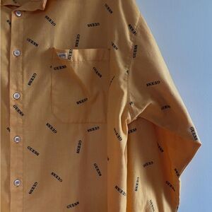Vintage all-over Guess branded button down
